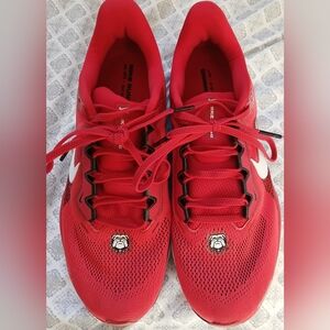 Mens Red Nike Air Zoom Pegasus 41 Georgia Bulldog Sneakers